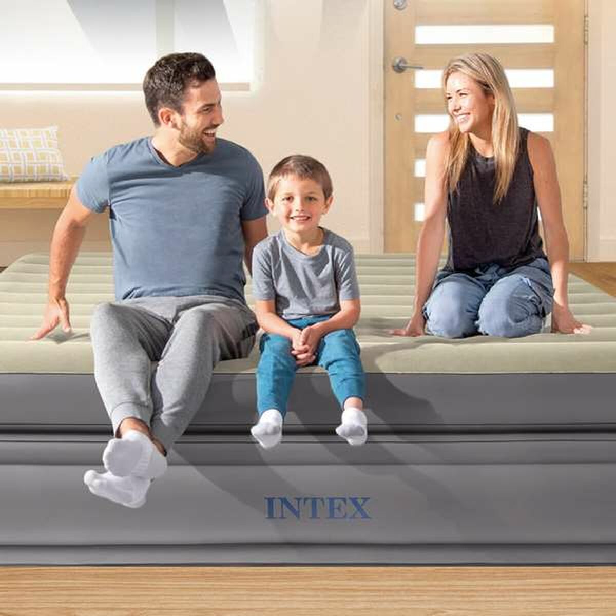 Cama Hinchable Intex Queen Comfort Elevated 152 x 51 x 203 cm